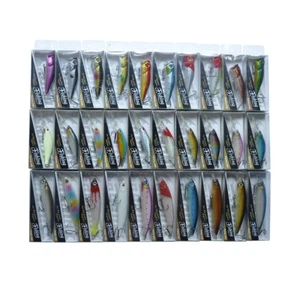 30Pcs Fishing Hard Lures Crankbaits Swimbait Minnow Bass Popper Long Beak Lures - Picture 1 of 7
