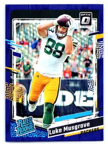 Luke Musgrave Purple Shock Prizm RC 2023 Panini Donruss Optic #241 - Picture 1 of 2