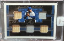 2023 Panini Three And Two Lee Smith Full Count Swatches Jersey Bat Relic /49