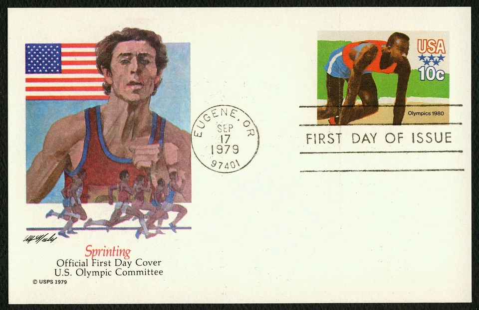 #UX80 10c Sprinter, Fleetwood FDC **ANY 5=FREE SHIPPING** - Image 1 of 1