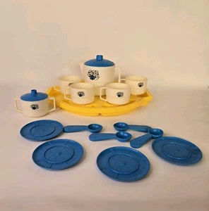 Shelcore 1985 Tea Party Set With Tray 15 Piece Rare Hong Kong - Picture 1 of 12