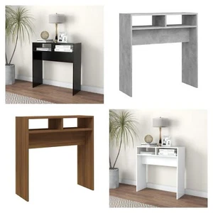 Small Narrow Console Table Hallway Slim Side Cabinet Wooden Desk Storage Unit UK - Picture 1 of 17