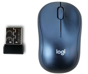 Logitech M220 Silent Mini Wireless Optical Mouse Quiet Small & USB Nano Receiver - Picture 1 of 7