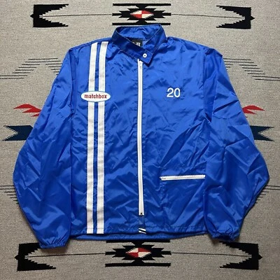 Chaqueta Matchbox 20 Vintage RARA Banda Cremallera Completa Talla XL Abrigo Años 90 Gigante Foto 1 de 4