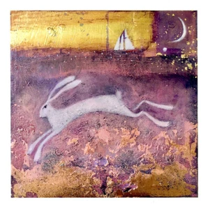 TARJETAS DE FELICITACIÓN PAGANAS WICCANS Merryweather Bay LIEBRE CELTA Diosa CATHERINE HYDE - Imagen 1 de 8