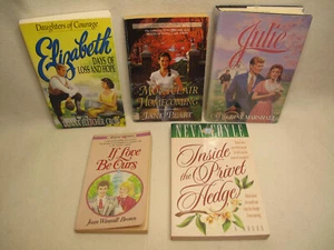 Lot Of 5 Books~Christian~Inspirational~Romance~Contemporary~Historical~PB~HC - Picture 1 of 13
