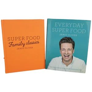 Everyday Super Food & Family Classics Jamie Oliver Cookbooks Set of 2 2015 HC DJ - Bild 1 von 10