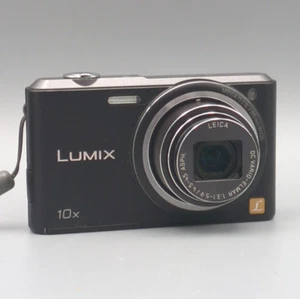 Panasonic Lumix DMC-SZ3 16.1MP Digital Camera Black 10x Zoom, Charger, SD, Case - Photo 1/22