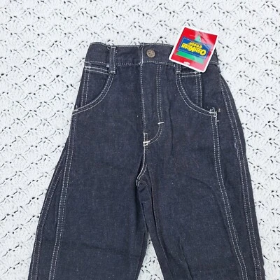 De colección NUEVO Pantalones de mezclilla OshKosh B'Gosh niños pequeños lavado oscuro garra cremallera - 5 Reg Foto 1 de 4