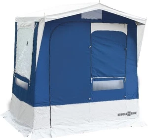 Camping Brunner Küchenzelt Beistellzelt Gerätezelt GUSTO II NG 200x150x215 BLAU - Foto 1 di 2
