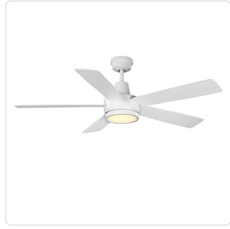 Hampton Bay Fanelee 54 pulgadas Ventilador de techo inteligente LED blanco mate 52130 - Se envía gratis Foto 1 de 1