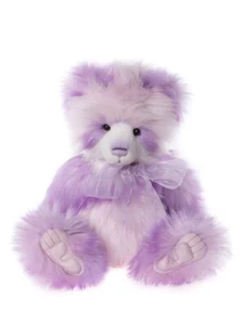 Charlie Bears 2023 Annette bellissimo peluche rosa panda orsacchiotto morbido imbottito - Foto 1 di 4