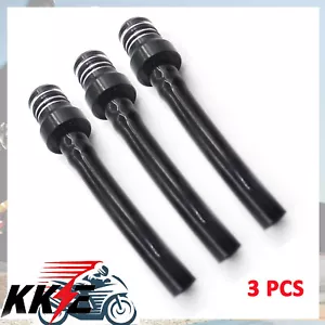 KKE 3 PCS CNC Gas Fuel Tank Cap Valve Vent Breather Hose Tube ATV Dirt Bike - Foto 1 di 9