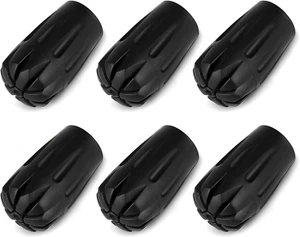 6Pcs Trekking Pole Tips Replacement - Rubber Feet for Hiking Poles Tips, Wa - Picture 1 of 7