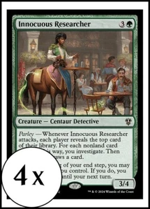 MTG - 4 x Innocuous Researcher - Playset of 4 - Karlov Manor Commander - Picture 1 of 2
