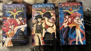 Anime VHS Sorcerer Hunters Vintage Volume 1 To 3 Japan Animation English Dubbed - Picture 1 of 2
