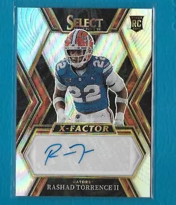 2023 Panini Select X-Factor Rashad Torrence II RC Auto Florida Gators #XS-RTO - Image 1 of 2