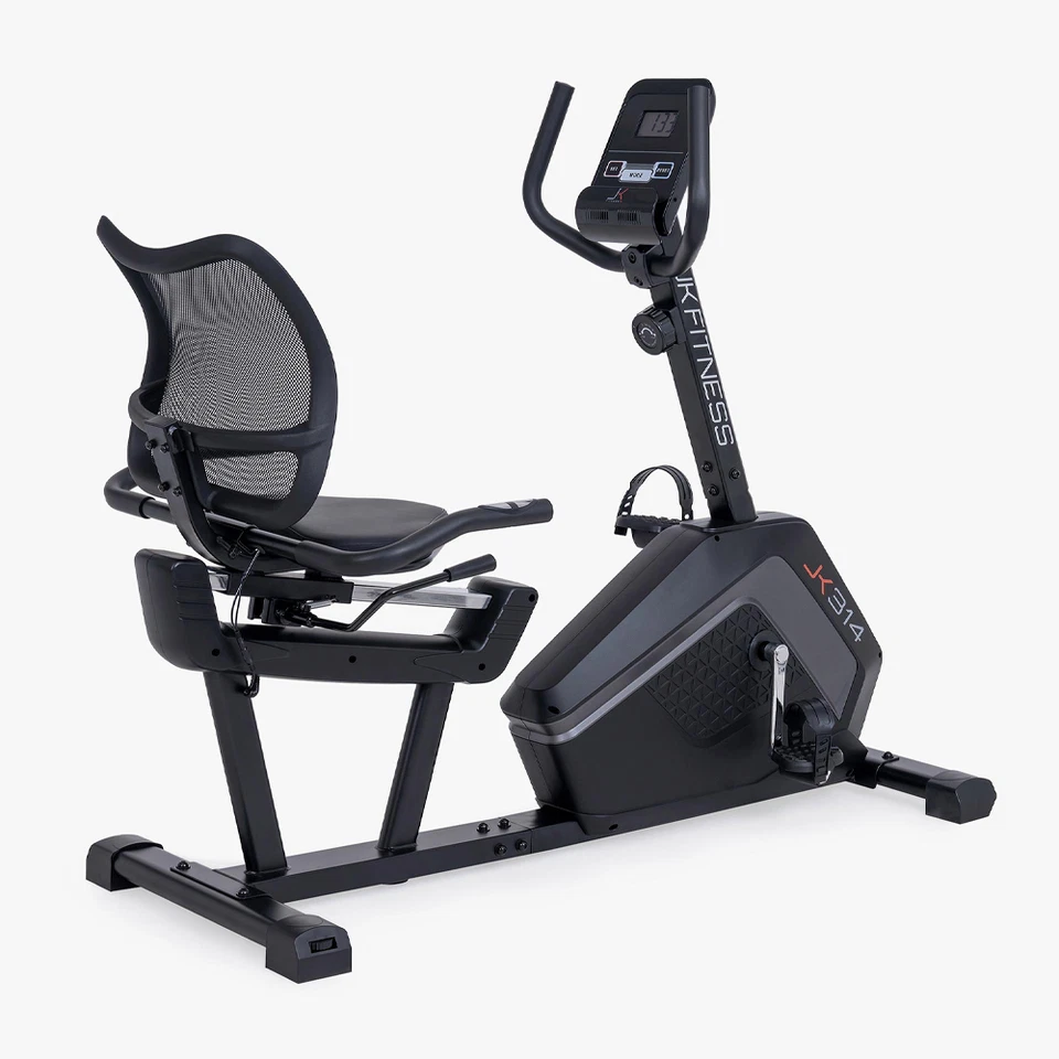 JK Fitness Cyclette Gym Bike Bici Da Camera Orizzontale JK314 Nero - Immagine 1 di 1