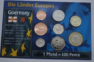 🧭 🇬🇬 GUERNSEY MINT SET WITH COA SCARCE B79 #923 - Picture 1 of 2
