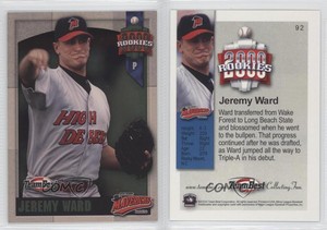 2000 Team Best Rookies Gold Foil Jeremy Ward #92