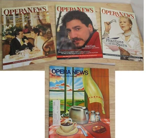 Opera News Magazine Vintage Volumes Bundle, June 1976 + October, Nov, & Dec 1999 - Bild 1 von 11