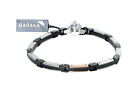 BARAKA Men's BR251131ROAD220002 White Diamond Gold Stainless Steel Bracelet