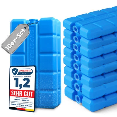 10x Kühlakkus groß flach je Kühlelement 200ml Kühlpacks für Kühltasche Kühlbox - Bild 1 von 4