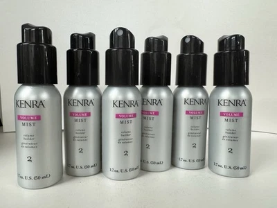 Paquete de 6 Kenra Volume Mist #2 1,7 oz para volumen edificable, protección térmica y brillo Foto 1 de 4