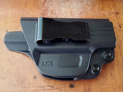 Coldre IWB Kydex para pistolas Ruger LC9, LC9S, LC380, EC9s lado direito - Imagem 1 de 2