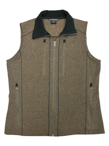 Kuhl Interceptr Weste Herren Gr. Large sandbraun Full Zip Fleece gefüttert Wandern - Bild 1 von 11