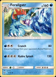 Pokemon - Feraligatr #20/73 - Shining Legends Uncommon - Picture 1 of 2