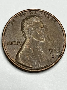 1975 D Lincoln Penny - Error - Cracked Planchet - Picture 1 of 3