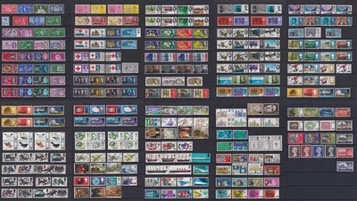 GB 1953 - 1970 Pre Decimal Commemoratives Used complete inc All Phosphors - Image 1 of 4