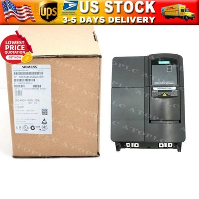 New Siemens 6SE6440-2UC22-2BA1 MICROMASTER440 without filter 6SE6 440-2UC22-2BA1 - Image 1 of 4