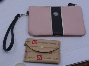 STONE MOUNTAIN LEDERARMBAND, SCHWARZ UND BEIGE - Bild 1 von 12