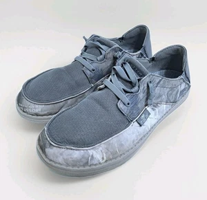 Skechers Herren 11 Mossy Oak Melson Topher Slipper Bootsschuhe Camouflage Angeln Grau - Bild 1 von 11