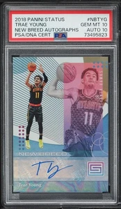 2018 Status New Breed #NB-TYG Trae Young ROOKIE AUTO RC PSA 10 GEM MINT - Bild 1 von 2