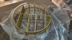 RETURNED Round Wall-Mounted Wine Display Rack & Shelf Integrated w/ Glass Holder - Bild 1 von 22