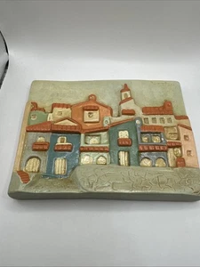 Mediterraner Stil Dorf Wandrelief Fliese 4x6 - Bild 1 von 4