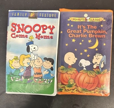 VHS Snoopy Come Home & The Great Pumpkin, Charlie Brown - Image 1 of 3