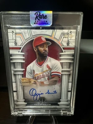 2023 Topps Tribute - Olympus Autographs #OA-OS Ozzie Smith /10 SSP Auto - Image 1 of 2