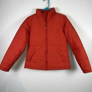 REI Co-op Women's Zip Up Puffer Down Jacket Orange-Red Size Small ❤️ - Imagen 1 de 6