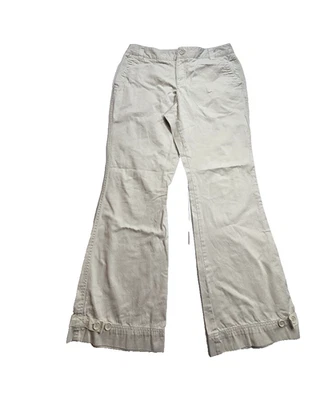 Caribbean Joe Women's Sz 14 (33x29 MEASURED) Bootcut Tan Ankle Pants - Image 1 of 4