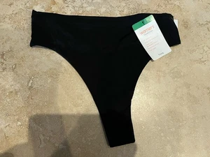NUEVO CON ETIQUETAS ADVERTENCIAS Smooth It Over Cintura Alta Negro Tanga Panty Grande 7 - Imagen 1 de 2