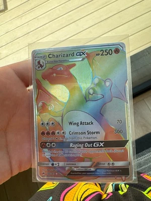 Pokemon Card Charizard GX 150/147 Sun & Moon—Burning Shadows Secret Rare - Image 1 of 3