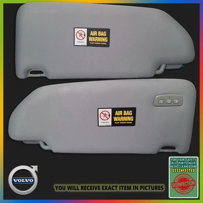 Volvo XC90 2003-2006 GRIS tela Homelink parasol conductor pasajero conjunto Foto 1 de 4