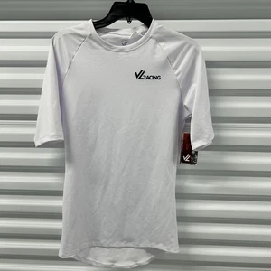 T-shirt tecnica bianca JL canottaggio ciclismo corsa bici grande - Foto 1 di 9
