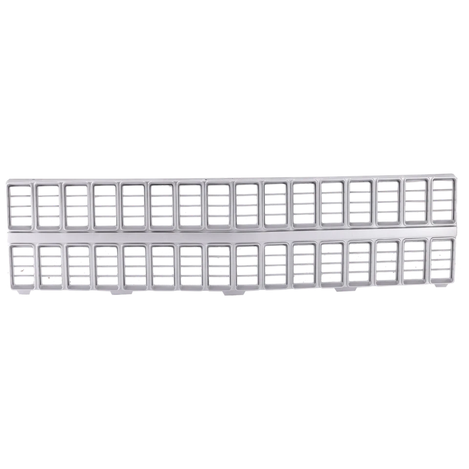 Grille For 1981-1982 Chevrolet C10/C20/C30 Pickup K5 Blazer Silver Plastic Foto 1 de 1