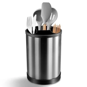 Portautensili Da Cucina, Organizer Cucina Adatto per Utensili E Posate, Portaute - Foto 1 di 7