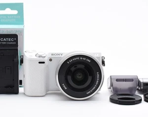 Sony Alpha NEX-5T White E PZ 16-50mm f/3.5-5.6 OSS Lens Set JP [Exc+++] #2516999 - Picture 1 of 10